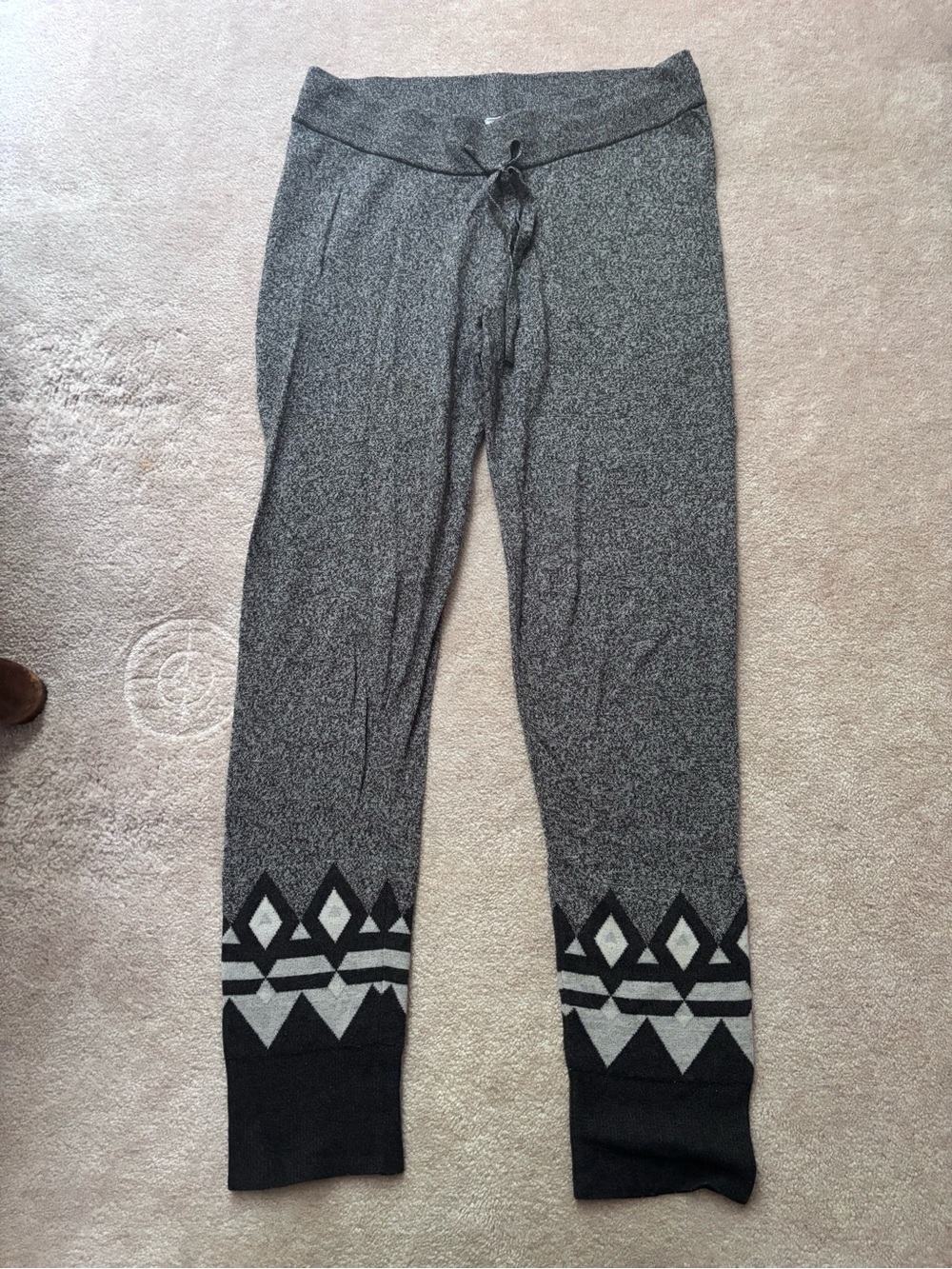 GAP Gray Marled Knit Lounge Pants